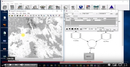 طريقة استخراج مؤشر الغطاء النباتي NDVI في برنامج ERDAS