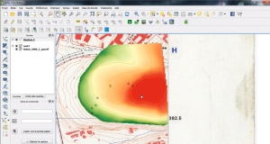 إعداد النموذج الرقمي الارضي MNT على برنامج QGIS