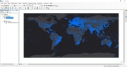 التوزيع الجغرافي لجميع محطات الطقس في العالم