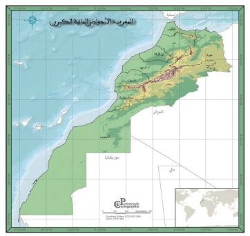 للتحميل: حدود الأحواض المائية الكبرى والصغرى بالمغرب بصيغة الشابفايل (shp.)