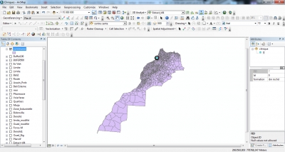 التقسيم الجمــــاعي للمغرب بصيغة SHP